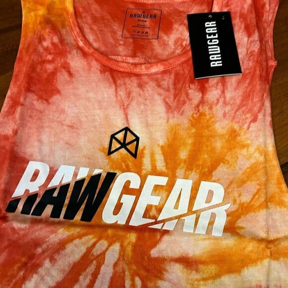 Raw Gear NWT men's orange/yellow tank in‎ medium RG331 - Picture 6 of 9